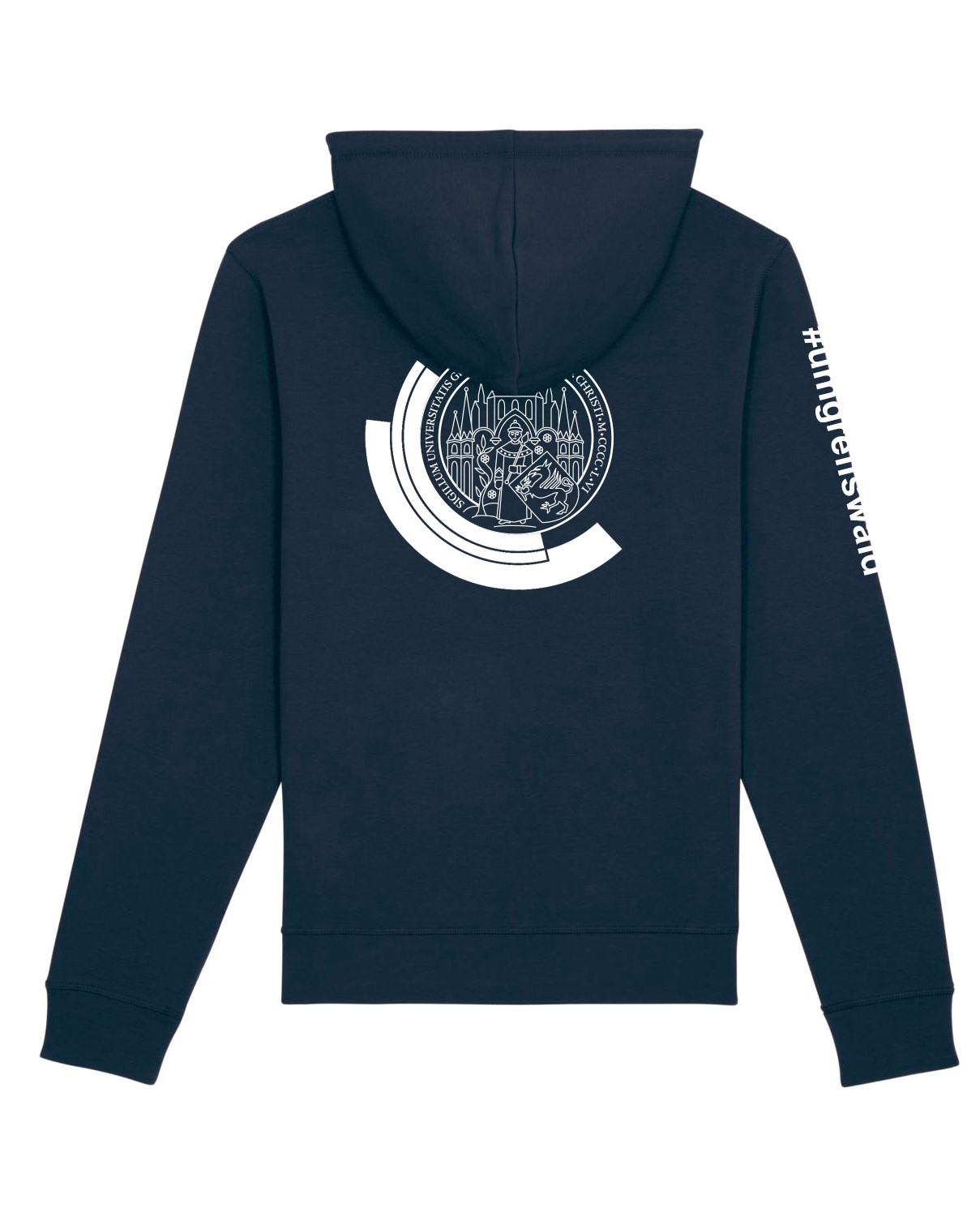 Hoodie navyblau mit Siegel XS
