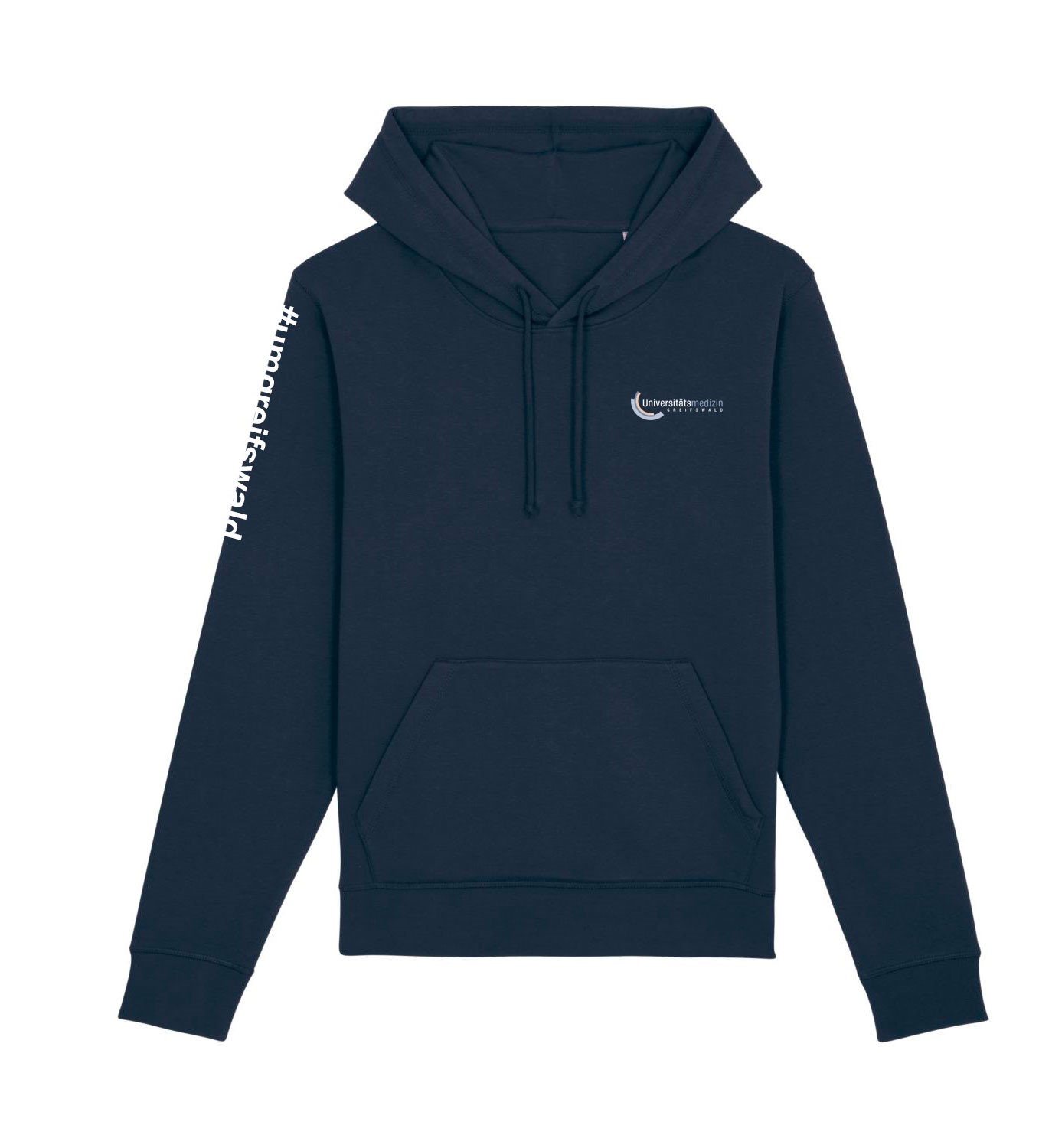 Hoodie navyblau mit Siegel XS