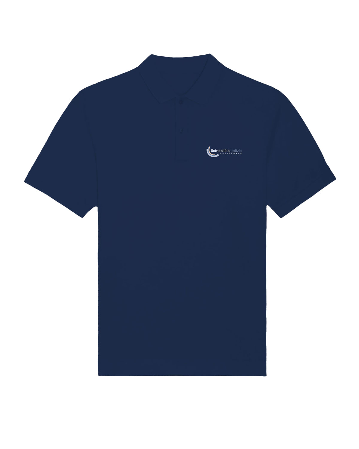 Polo-Shirt navyblau UMG XL mit Wunschtext